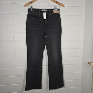 Madewell Washed Black Bootcut Jeans